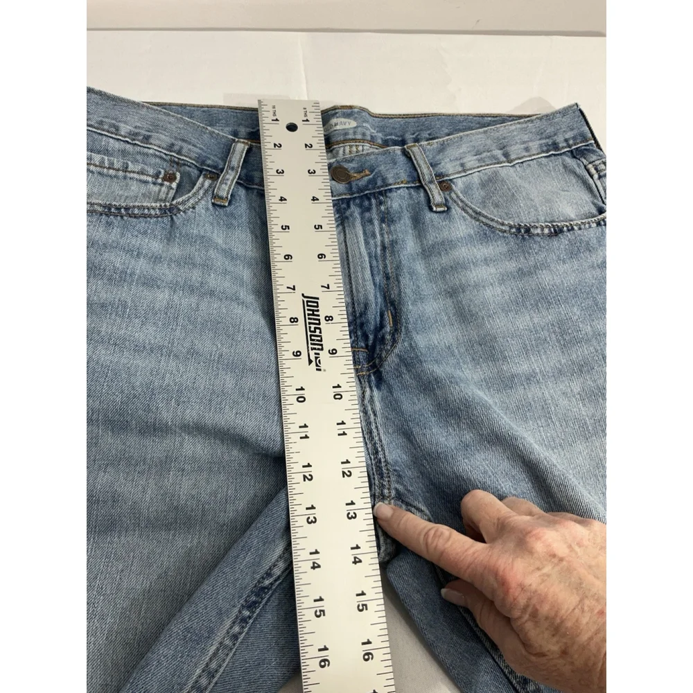 Mens Old Navy Straight Leg 34/34 Blue Jeans